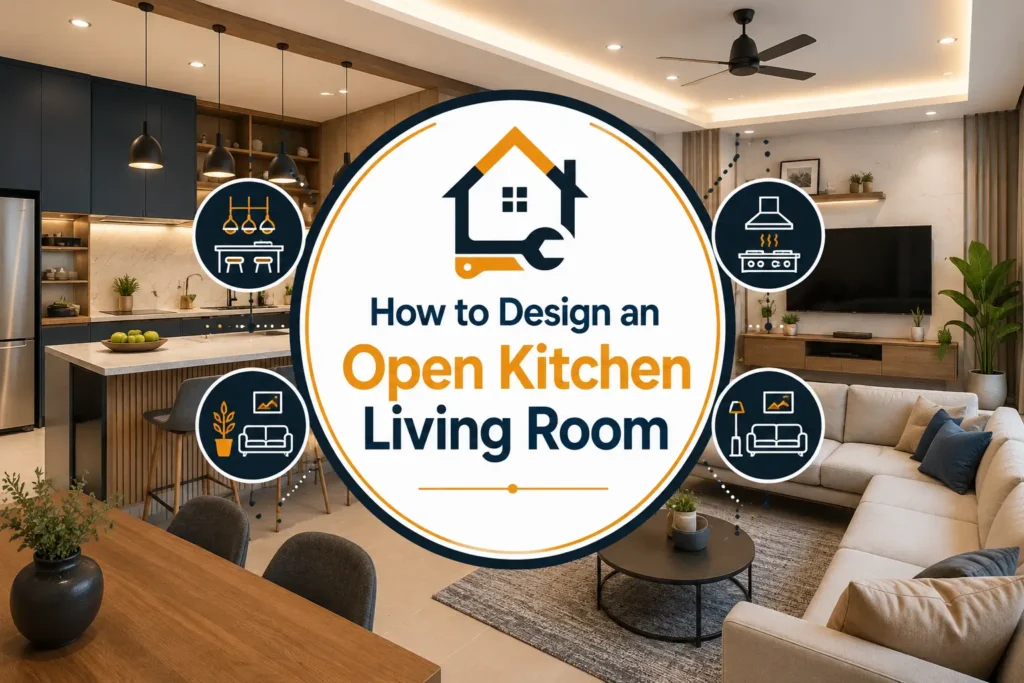Open Kitchen Living Room