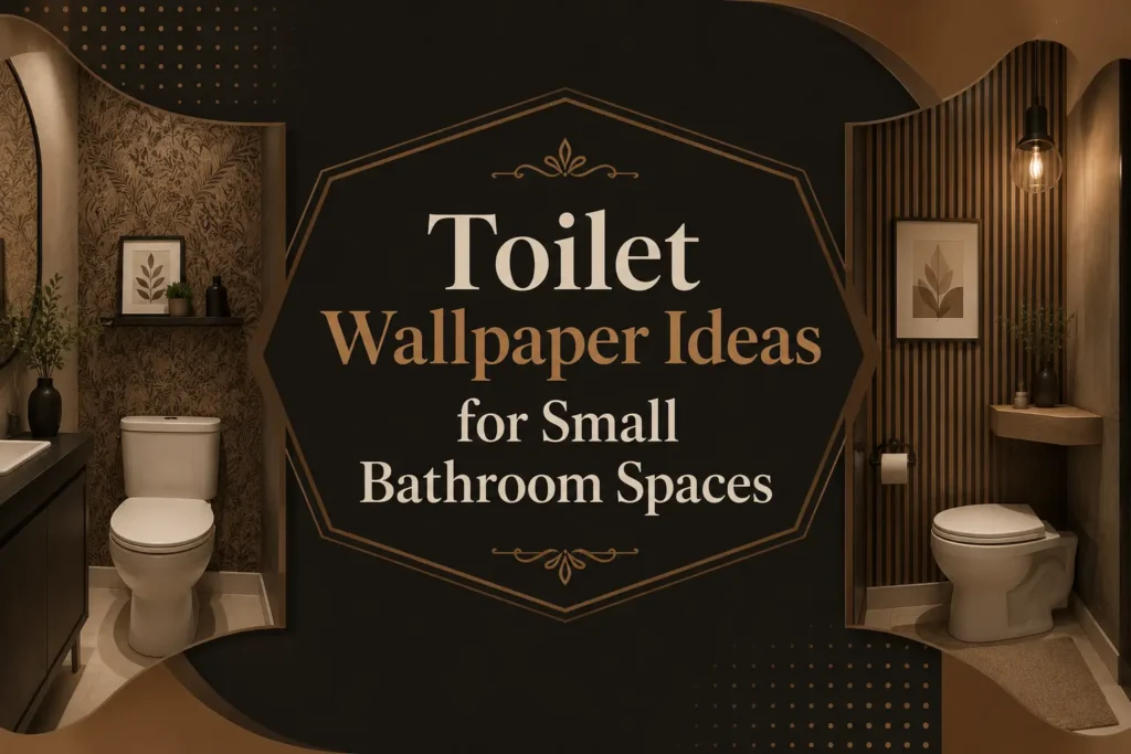 toilet wallpaper ideas - smart home fix