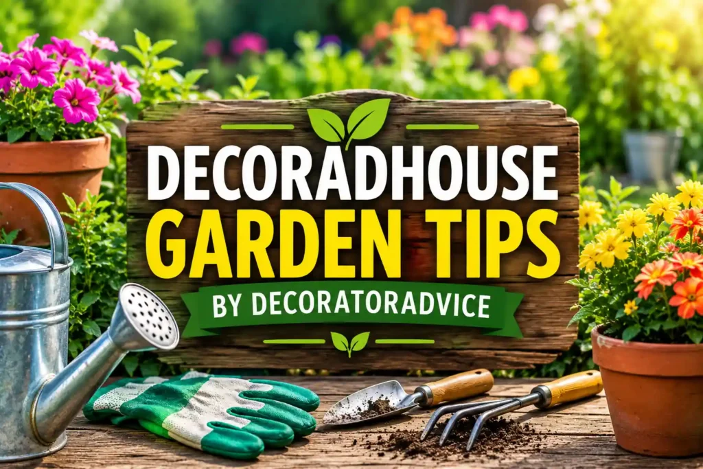 Decoradhouse Garden Tips by DecoratorAdvice